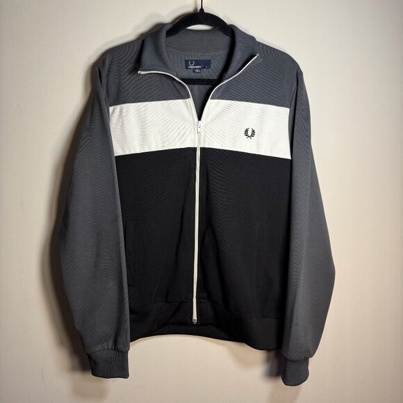 Fred Perry Color Block Track Jacket - Picture 1 of 4